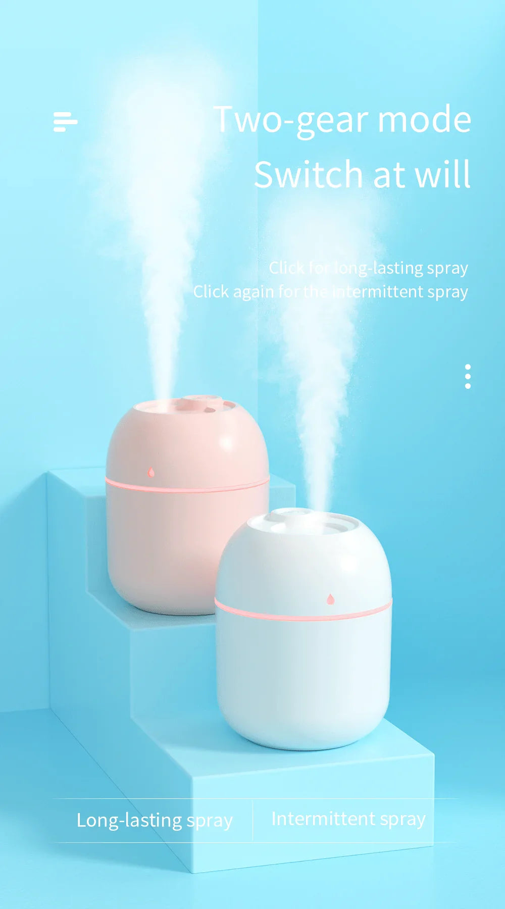 Portable USB Ultrasonic Mini Humidifier