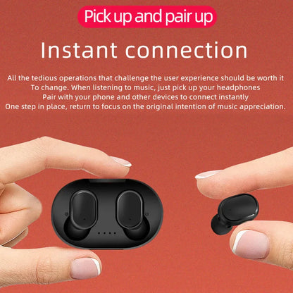 A6Lite TWS Headset Wireless Earphones Bluetooth for Xiaomi Huawei iPhone