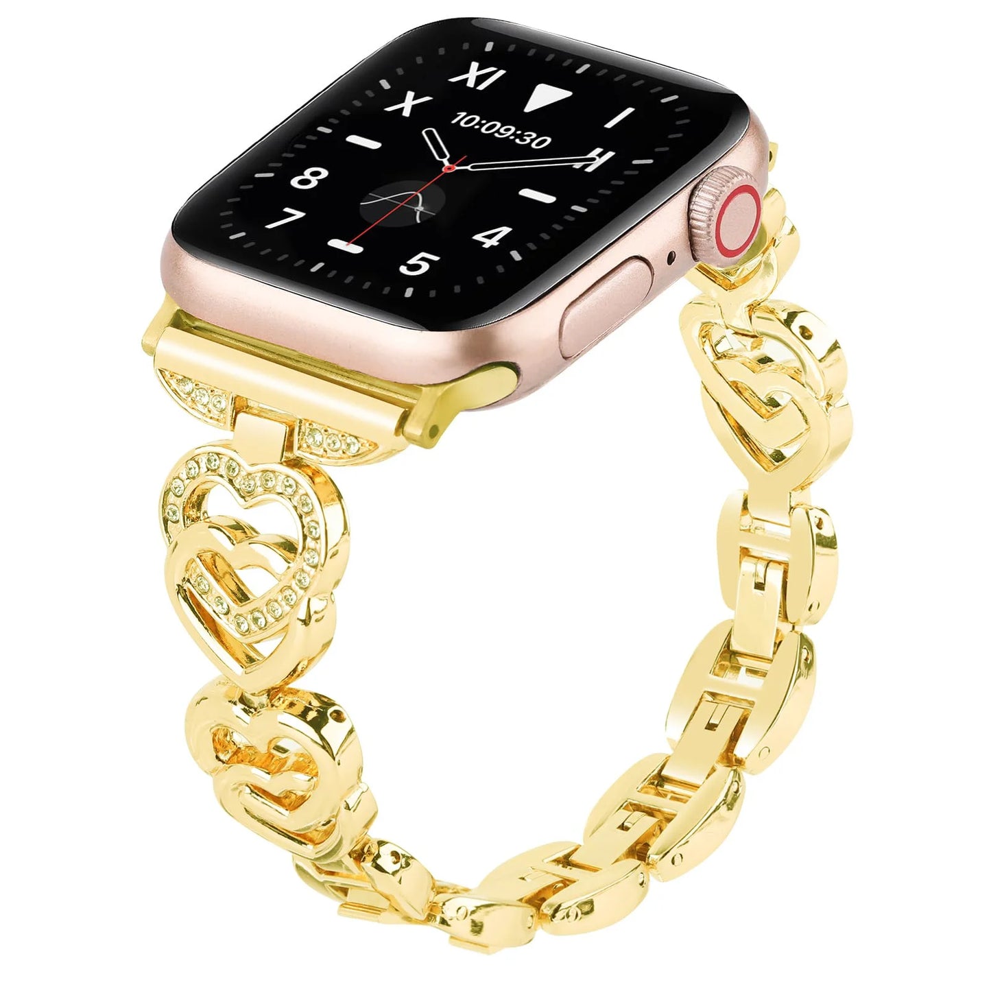 Venustus Heart Link Stainless Steel Strap