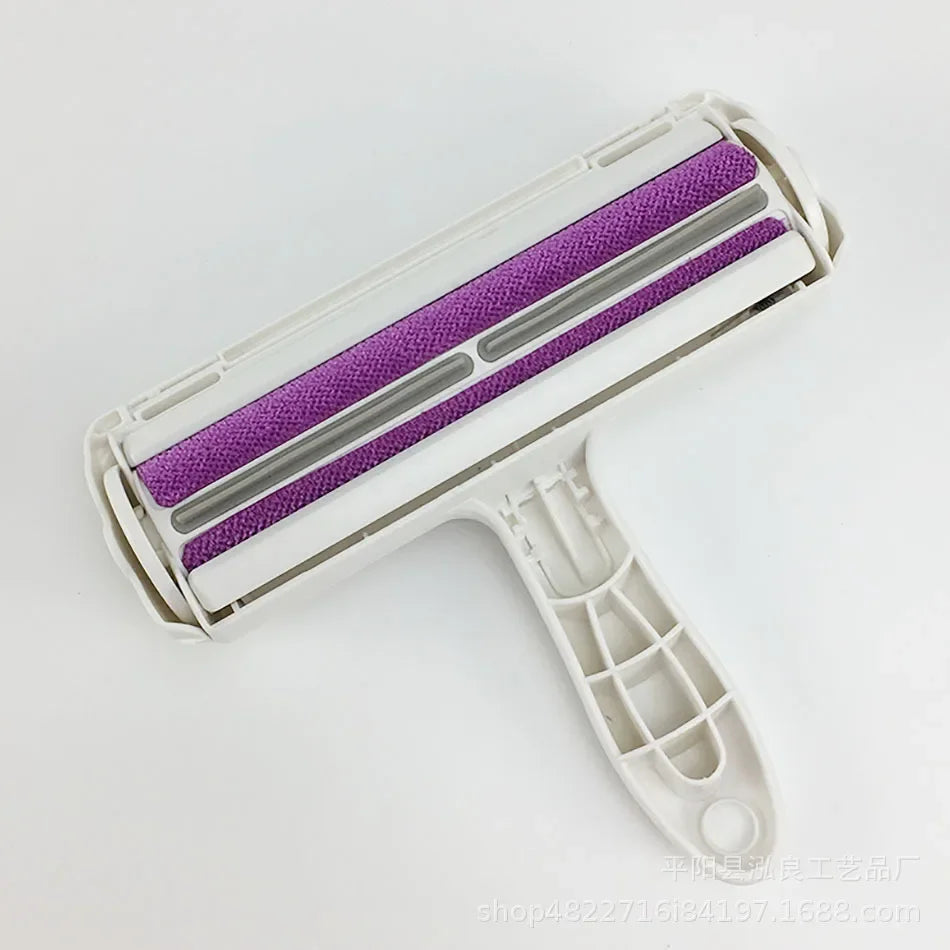 Reusable Pet Hair Remover Roller – Self-Cleaning Tool for Dog & Cat Fur on Furniture & Upholstery