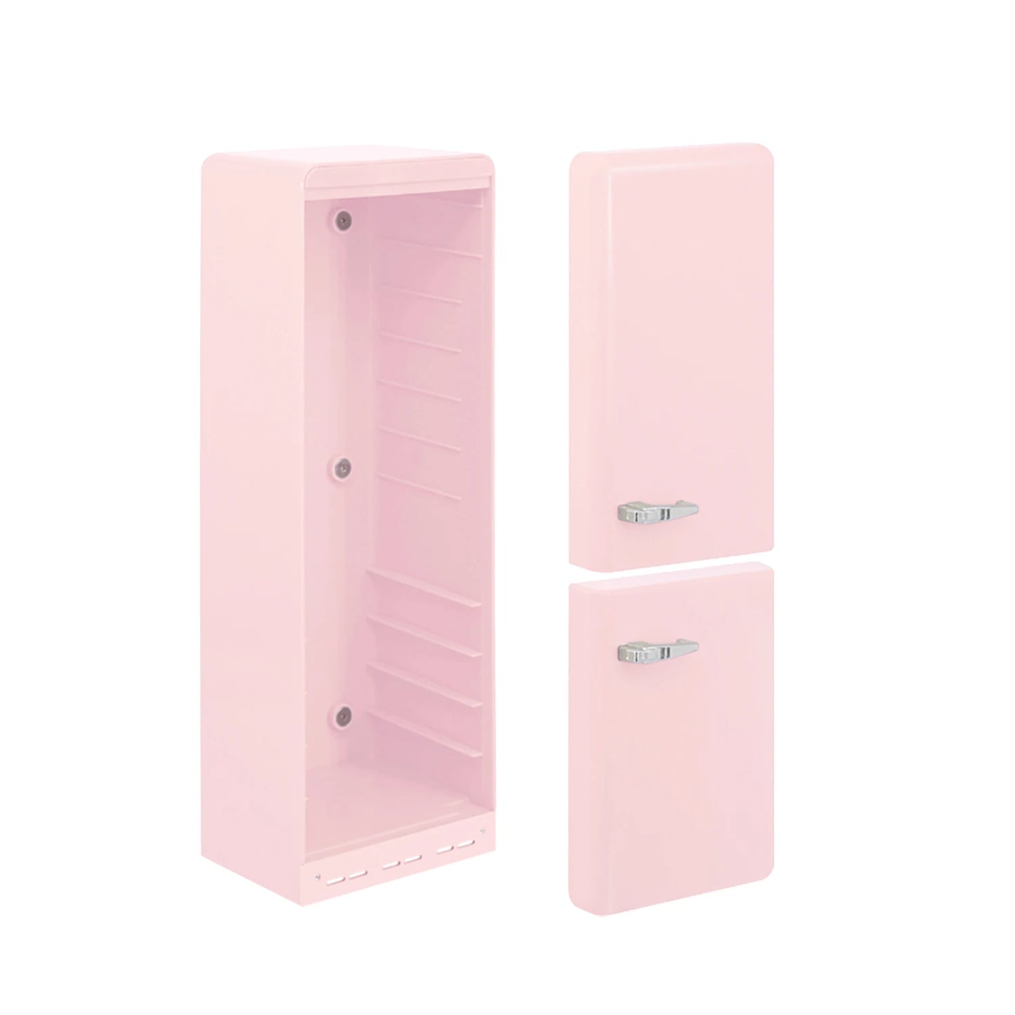 1:6 Doll House Mini Model Furniture Accessories Double Door Refrigerator Freezer Bjd Ob11 Gsc Blyth Soldier Lol Scene Shoot Prop