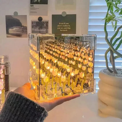 Tulip Flower Cube