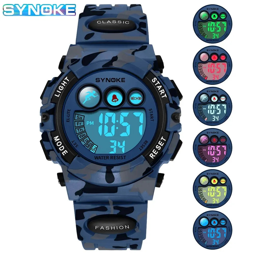 Student Sports Kids 50M Waterproof Children Digital Watch