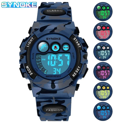 Student Sports Kids 50M Waterproof Children Digital Watch