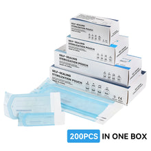 200pcs/bag Self-sealing Sterilization Pouches Bags 5 Sizes Medical-grade Bag Disposable Nail Art Tattoo Accessories