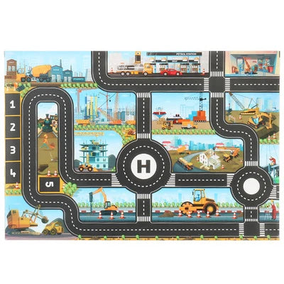 Deluxe Kids City Traffic Rug – Interactive Car Play Mat