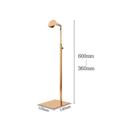 Home Accessories Display Props Stainless Steel Adjustable Polished Gold And Silver Hanging Bag Handbag Purse Stand
