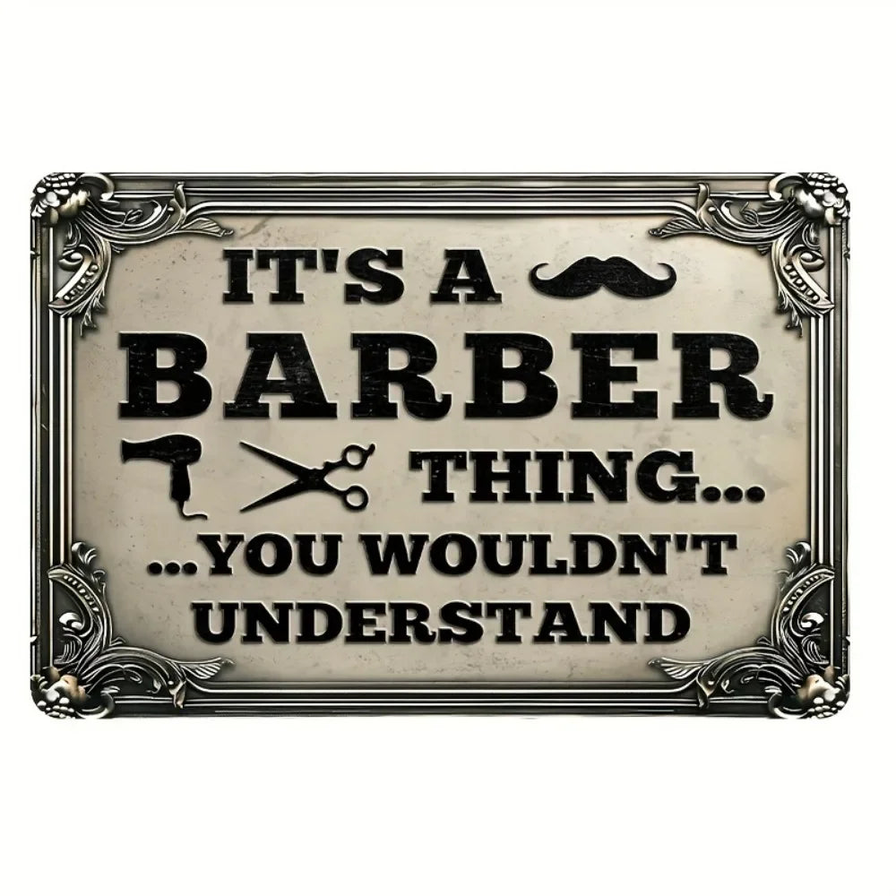 Vintage Metal Tin Poster BBQ Beer Bar Retro Metal Tin Signs Posters Plate Wall Decor for Bar Restaurant Cafe Clubs Retro Plaque