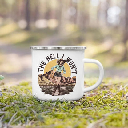Nature's Adventure Enamel Mug: The Essential Companion for Outdoor Lovers