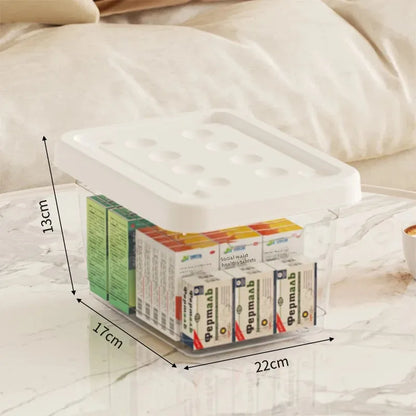Large Capacity Portable Medical Box Home Use Outdoor Emergency Kit Family Health Care Box Medicine Storage Box
