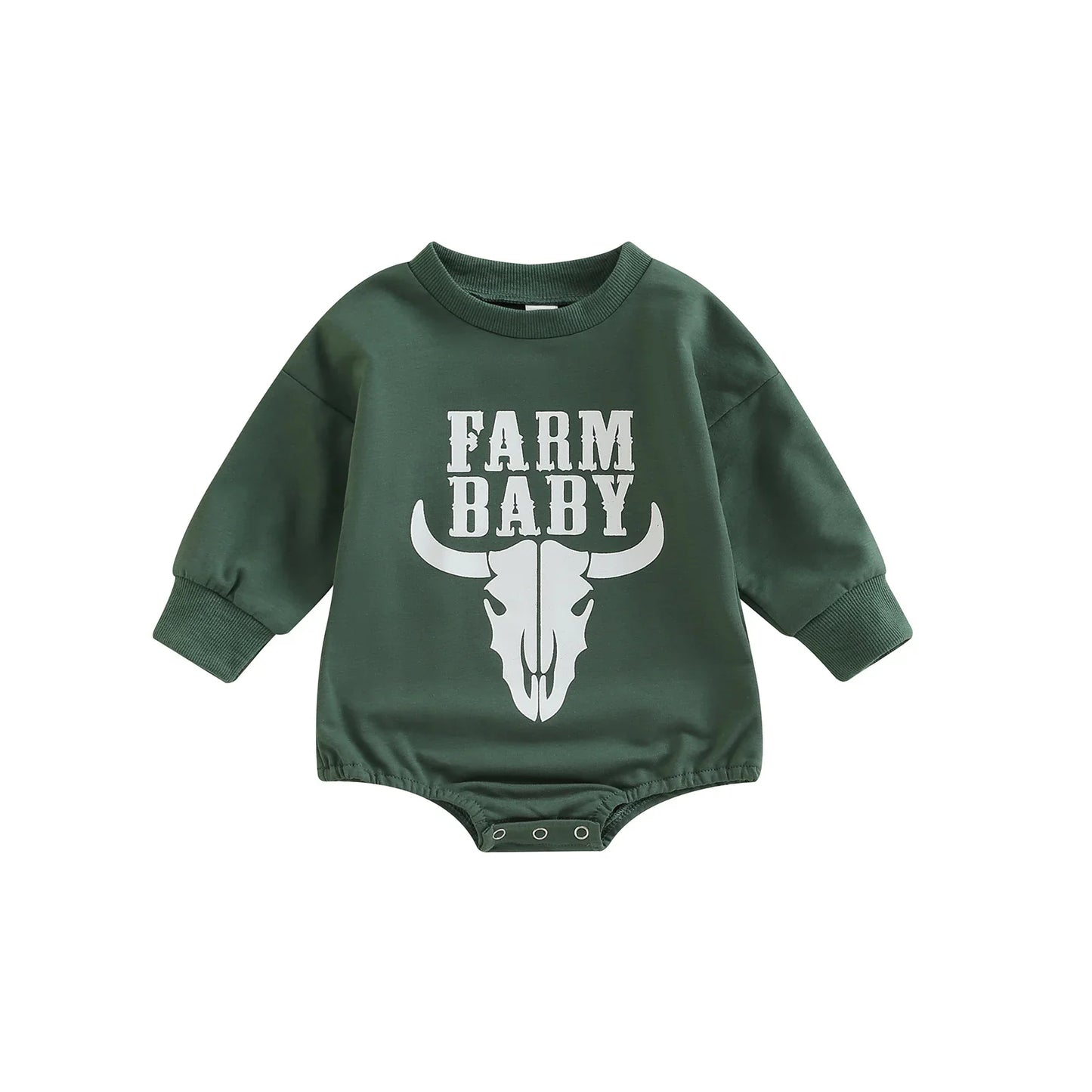 Citgeett  Unisex Baby Letter Print Jumpsuit – Long Sleeve Bodysuit for Fall