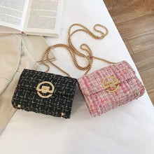 JBTP New Woven Tweed Bag Women's  Luxury Designer Handbag High Quality Brand Purse for Ladies
