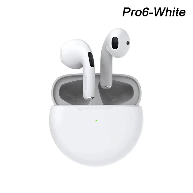 Air Pro 6 TWS Wireless Bluetooth Earphones Headphones Mini earphones for Android Xiaomi