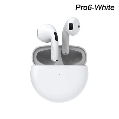 Air Pro 6 TWS Wireless Bluetooth Earphones Headphones Mini earphones for Android Xiaomi