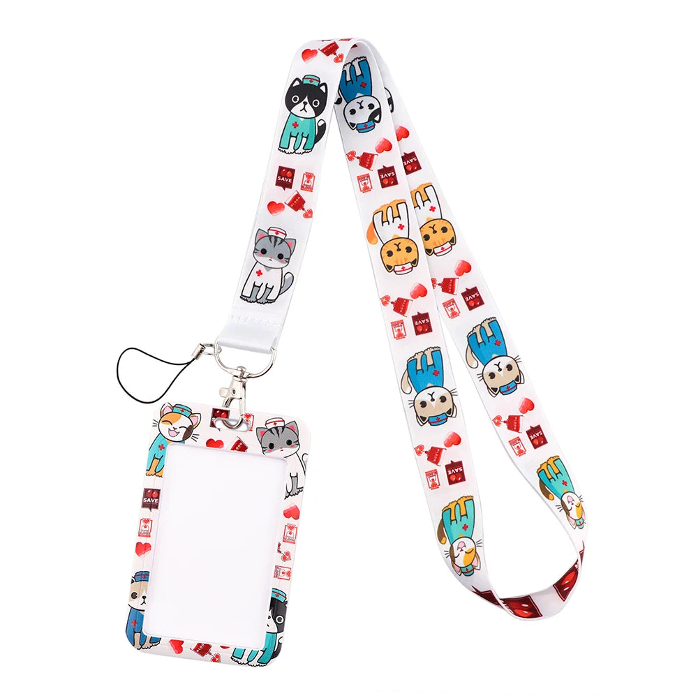 LB2290 Nurse Neck Strap Lanyards for ID Cards and Keys