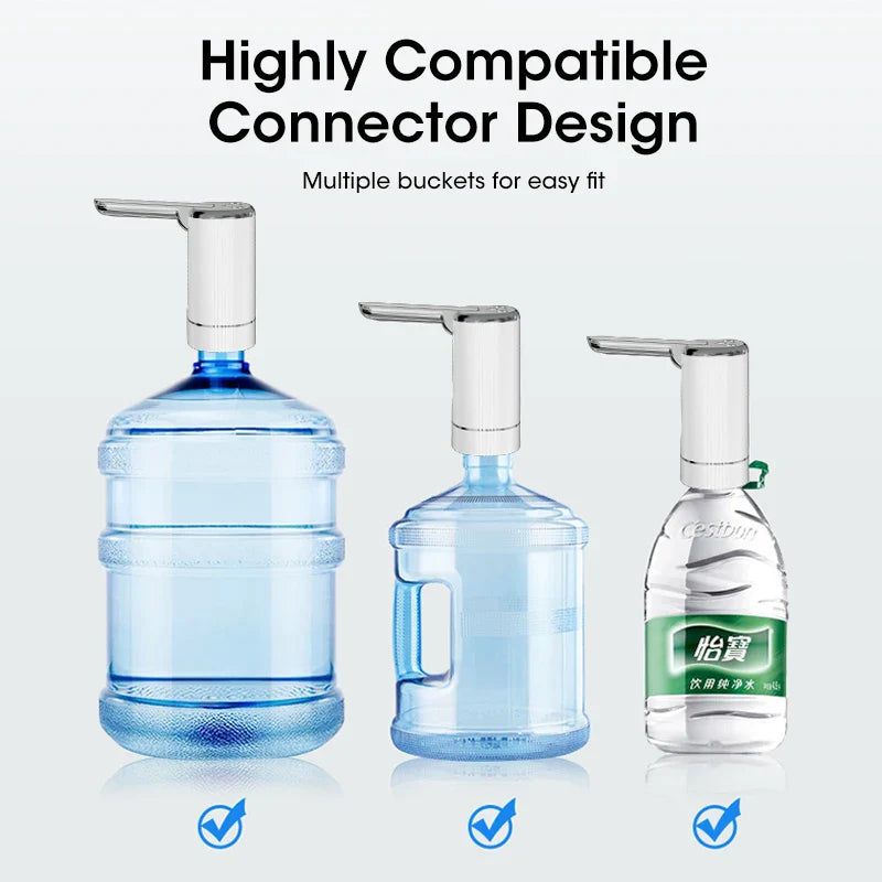 Foldable Electric Water Dispenser with Button Control