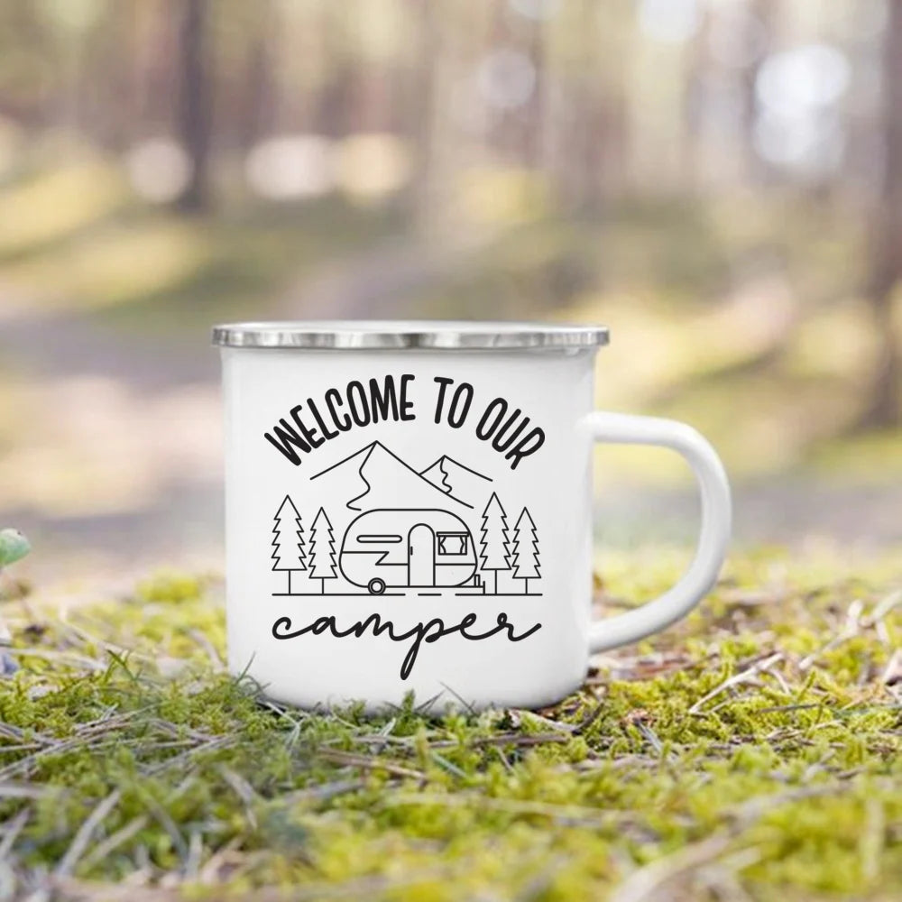 Nature's Adventure Enamel Mug: The Essential Companion for Outdoor Lovers