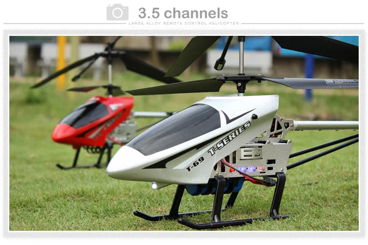 Rc Helicopter With Remote Control Extra Durable Big Plane Toy For Kids Drone Model Outdoor 3.5CH 80cm Aircraft Large Helicoptero