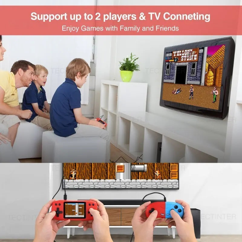 Retro Video Game Console - 620 Built-in Classic Games for Kids & Adults