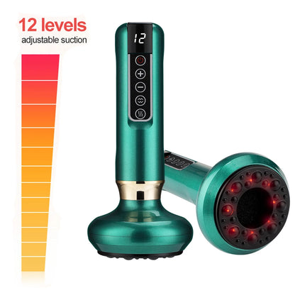 Chinese Electric Suction Cupping Set Beauty Massager Glass Jars Anti Cellulite Cupping Vacuum Slimming Guasha