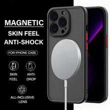 Luxury Matte For Magsafe Case For Apple iPhone 15 14 13 12 11 Pro Max Plus Magnetic Wireless Charging Soft Protection Accessorie