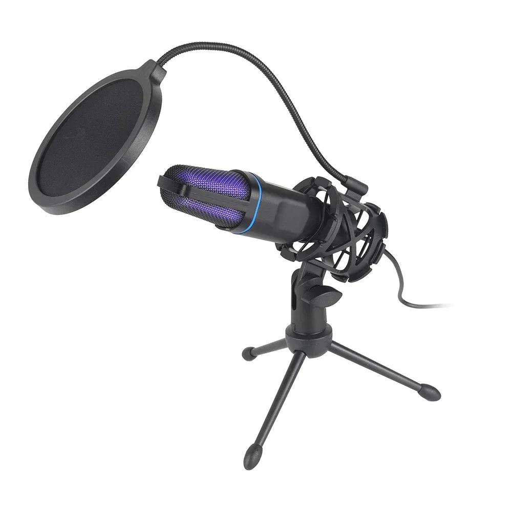 USB Microphone for Laptop and Desktop – Clear Sound Recording Mic