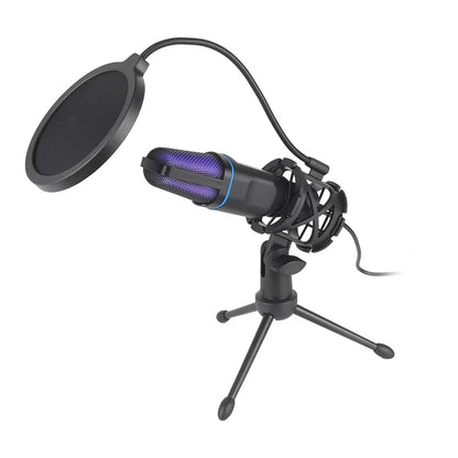 USB Microphone for Laptop and Desktop – Clear Sound Recording Mic