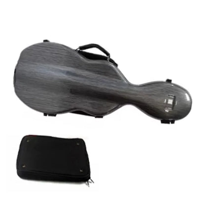 USA low tax Violin Case With Bag Fixed 4/4 3/4 1/2 1/4 Carbon Fiber Violin Box Double Shoulder Strap Spectral Bag Lock