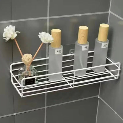 BATHROOM KITCHEN PUNCH CORNER FRAME SHOWER SHELF WROUGHT IRON