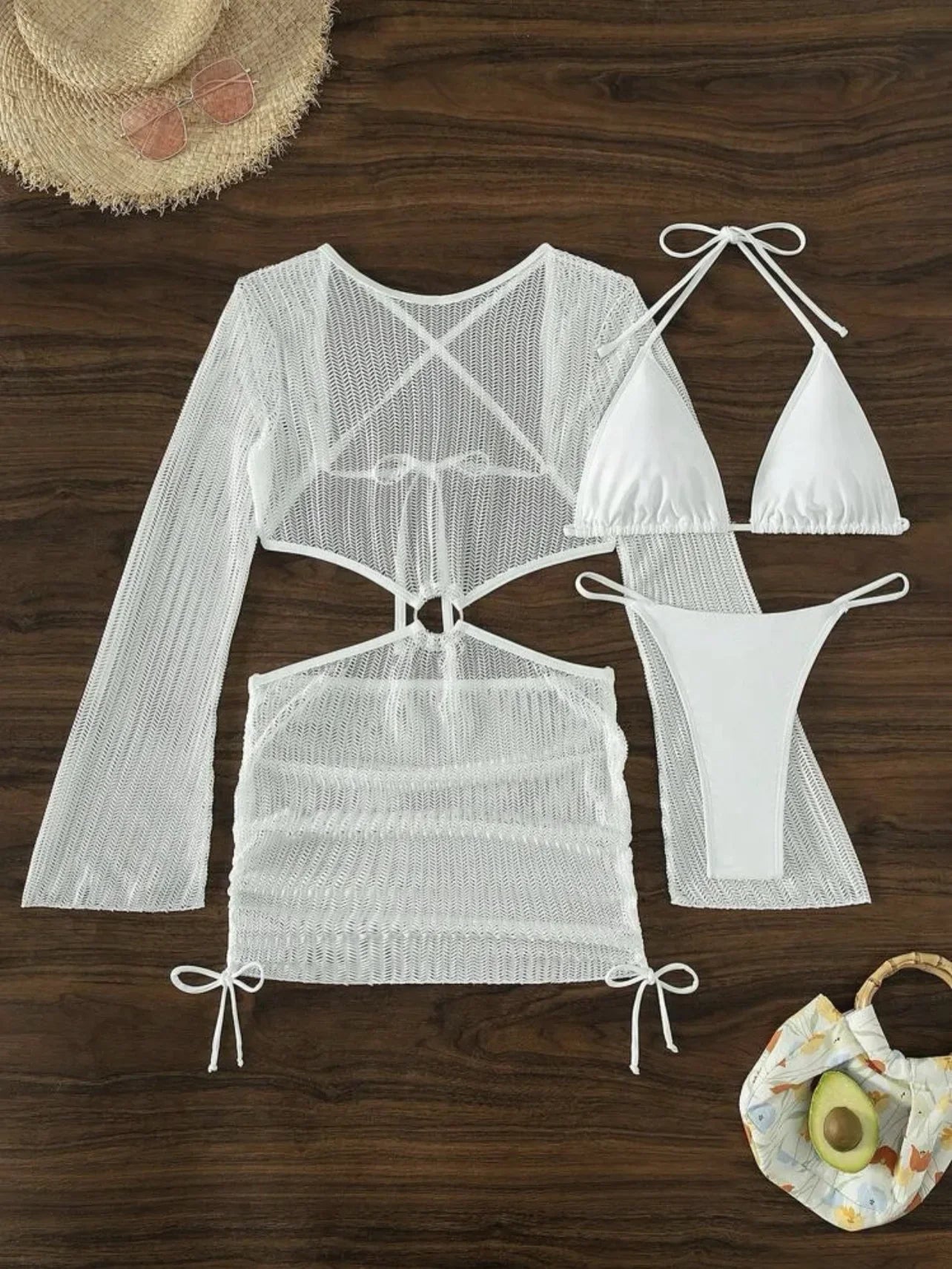 Women's Sexy 3-Piece Bikini Set – Beach Swimwear