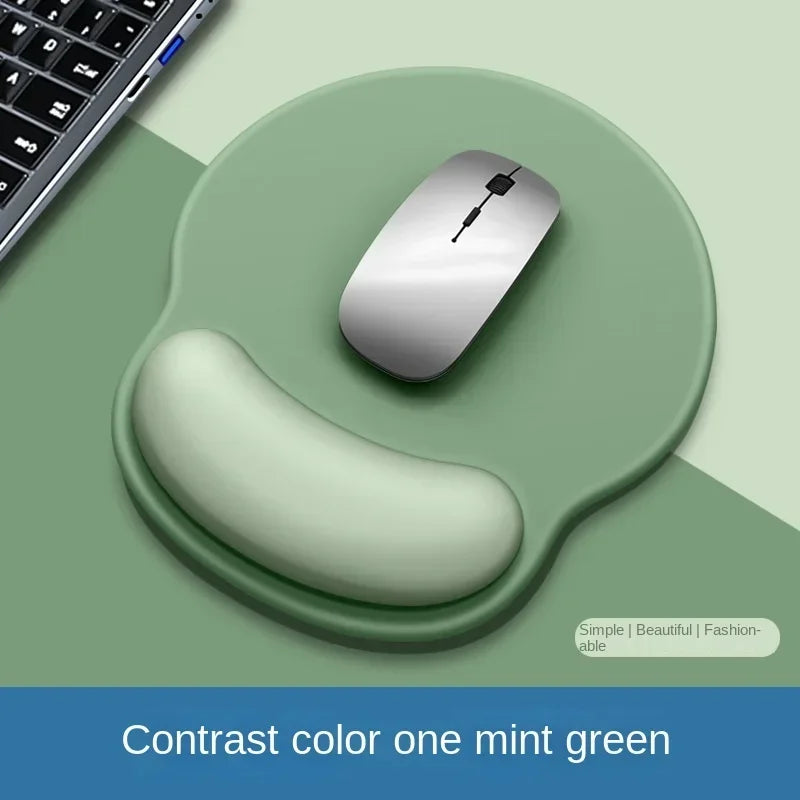 Gradient Mouse Pad with Logo - Female Wrist Support Silicone Pad
