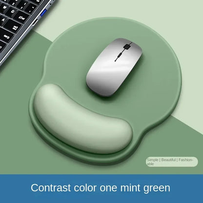 Gradient Mouse Pad with Logo - Female Wrist Support Silicone Pad