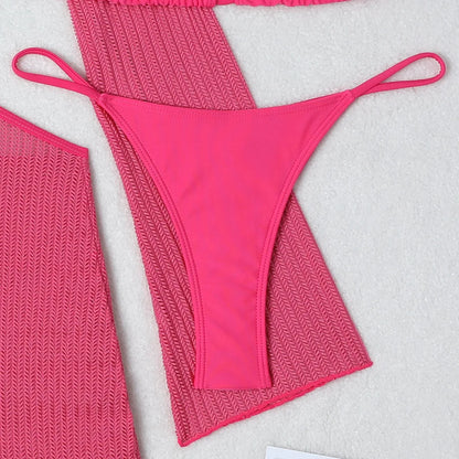 Women's Sexy 3-Piece Bikini Set – Beach Swimwear