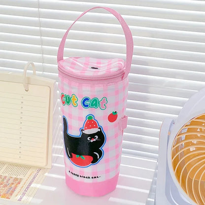 Water Bottle Tote Bag Universal Pouch Heat Preservation Insulated Cooler Bag Outdoor Traveling Camping Hiking Water Bottle Cove