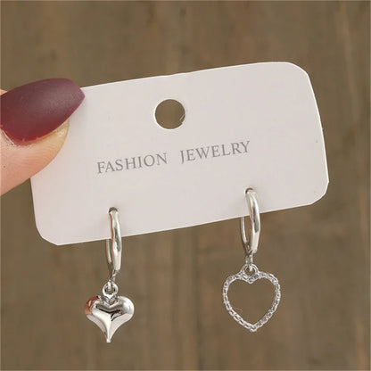 Trendy Glossy Faux Pearl Hoop Earrings Se