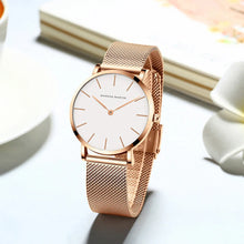 Women Watch Quartz Movement 36mm Waterproof Minimalist Style