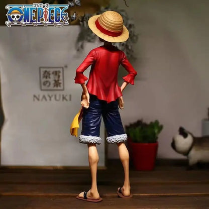28cm One Piece Anime Figure - Confident Smiley Luffy Face Changing Action Figurine Model