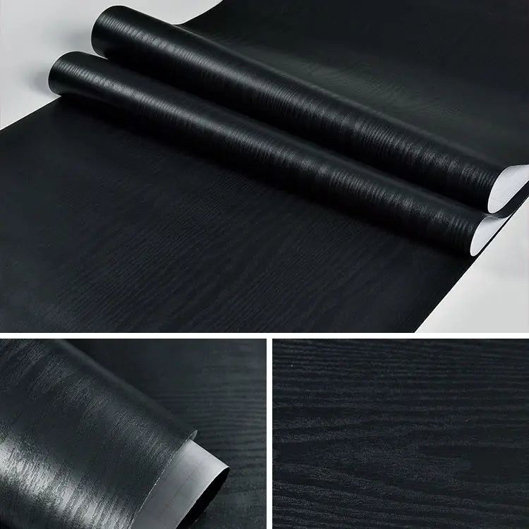 Modern Wood Stripe Home Wallpapers for Furnitures Wall Restore DIY Decorable Films PVC Self-adhesive Vinyl Wall Sticker in Rolls