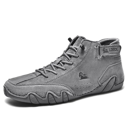 Men's Waterproof Motorcycle Winter Boots 2023 High-Top Sneakers