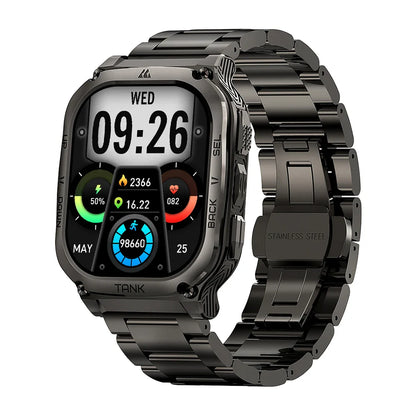 2025 Original KOSPET TANK M3 Smartwatches Men Smart Watch 480mAh AMOLED AOD Bluetooth Call Waterproof Electronic Digital Watches