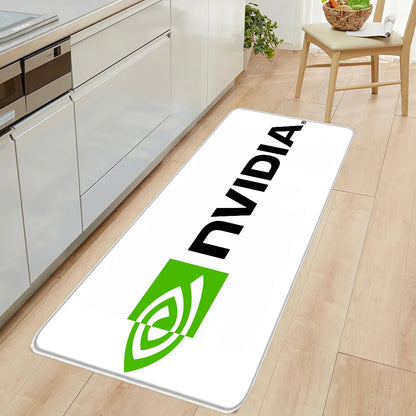 Christmas Kitchen Mats Entrance Doormat Decor Winter Xmas Hallway Balcony Rugs Bath Non-slip Foot Pad Christmas Decorations