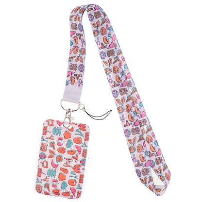 LB2290 Nurse Neck Strap Lanyards for ID Cards and Keys