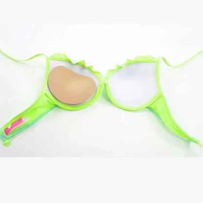 Bikini 2022 Chest Pad Bikini Set Push Up Padded Bikinis Swimsuit Women Swimwear Women 2022 Thicker Breathable Sponge Bra Pad [BRA]