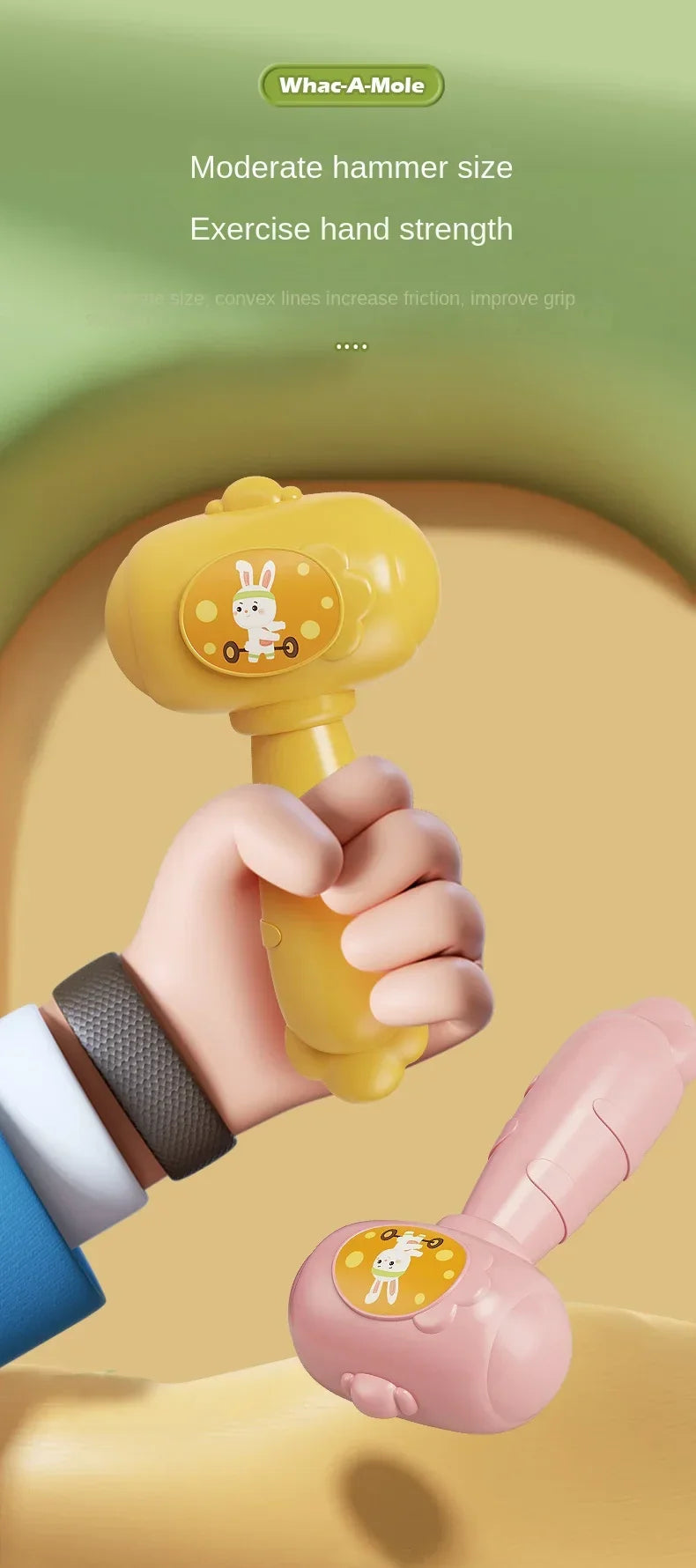 ELMAS Montessori Animal Hammering Toy – Toddler Learning Game