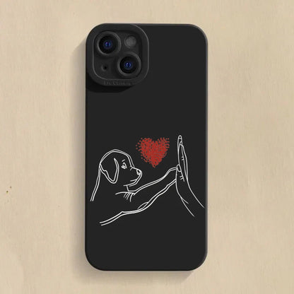 Cute Cartoon Matchman Matte Silicone Phone Case For iPhone 16 11 12 13 14 15 Pro Max XR XS X 7 8 Plus SE 2020 Soft Back Cover