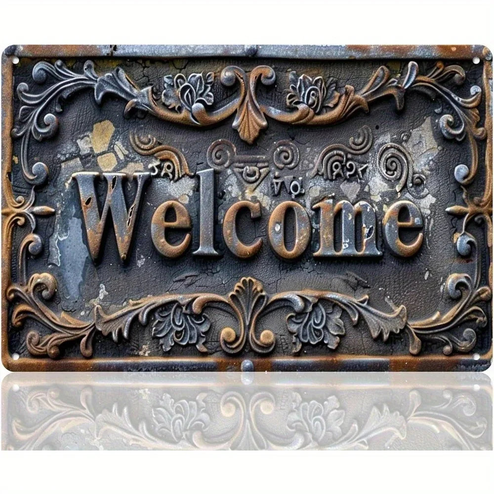 Vintage Metal Tin Poster BBQ Beer Bar Retro Metal Tin Signs Posters Plate Wall Decor for Bar Restaurant Cafe Clubs Retro Plaque