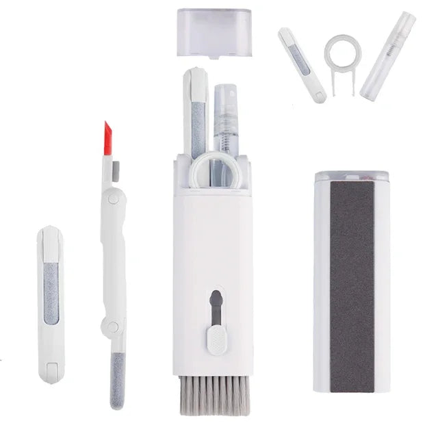 7-in-1 Keyboard & Earbuds Cleaner – All-in-One Kit for AirPods, Laptops & Headsets