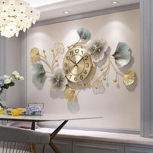 Ginkgo Metal Wall Clock