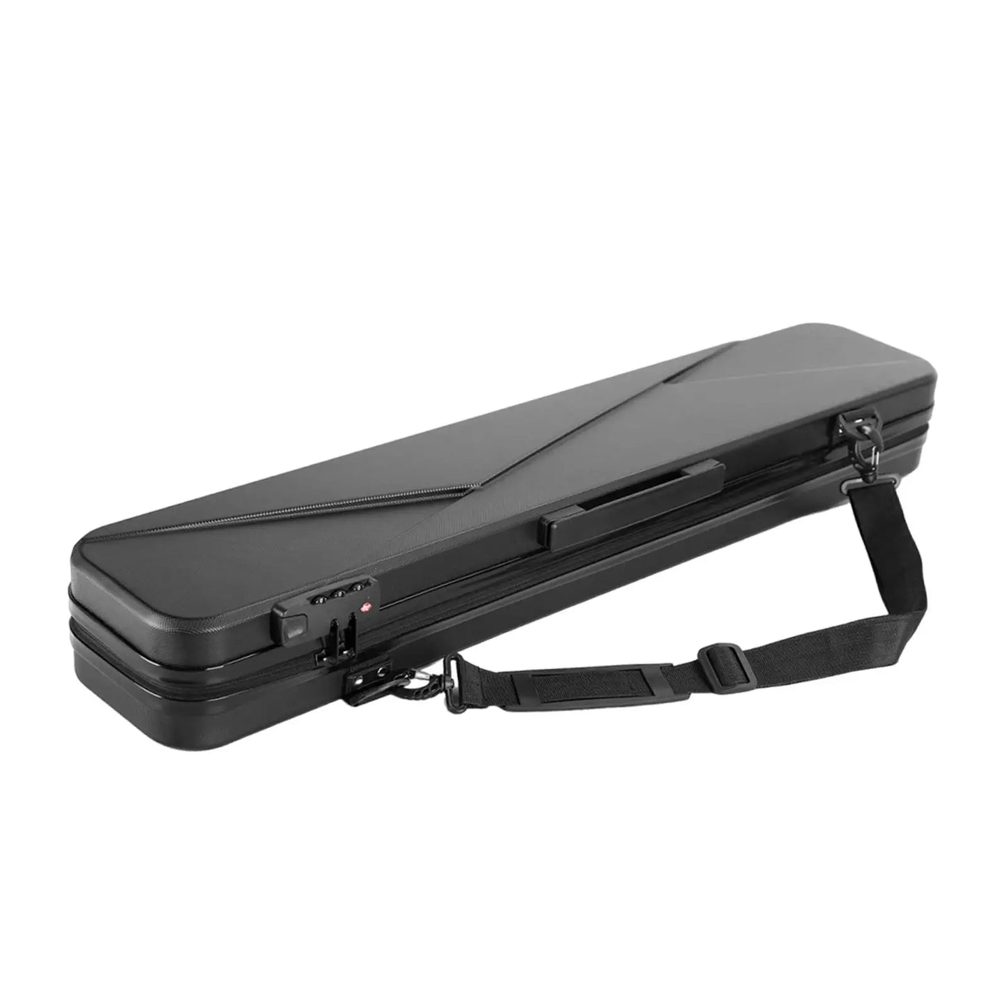 33inch Billiards Pool Cue Carrying Case Waterproof 1/2 Split Club Bag Lockable Hard Shell Case for Travel Competitions Practice
