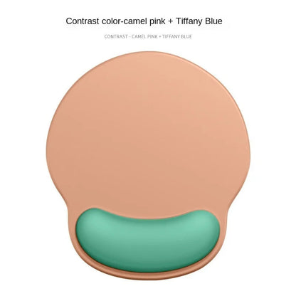 Gradient Mouse Pad with Logo - Female Wrist Support Silicone Pad